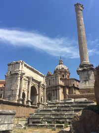 Low angle view of a temple