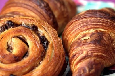 Close-up of bread for sale at market stall