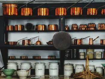 View of row of kitchen