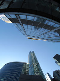 Low angle view of modern building