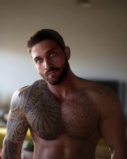 barechested