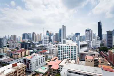 Cityscape against sky