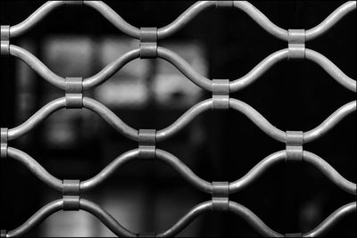 Full frame shot of metal fence