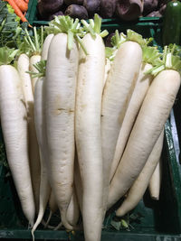 Close-up of vegetables for sale in market