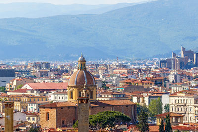 View of the city of florence in italy