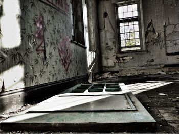 Interior of an abandoned building