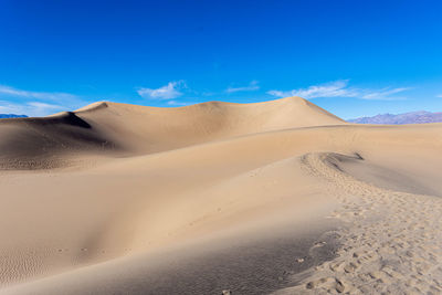 Mesquite sand dunes, death valley national park.