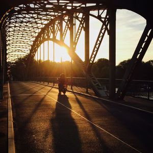 Road at sunset