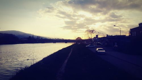 River with buildings in background