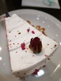 Close-up of ice cream in plate