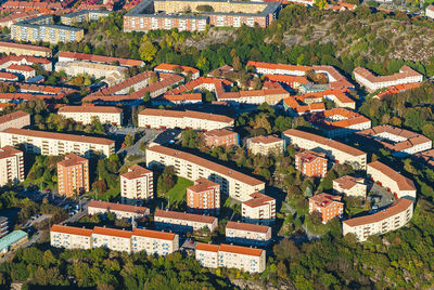Residential buildings in city of gothenburg