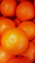 Full frame shot of oranges