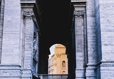 Low angle view of old building