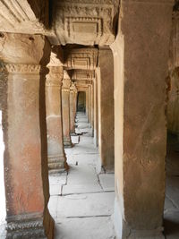 Corridor of historic building
