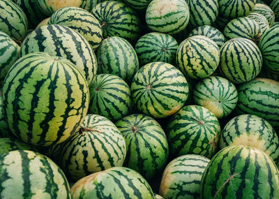 Full frame shot of fruits for sale in market