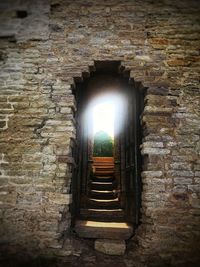 Staircase in old building