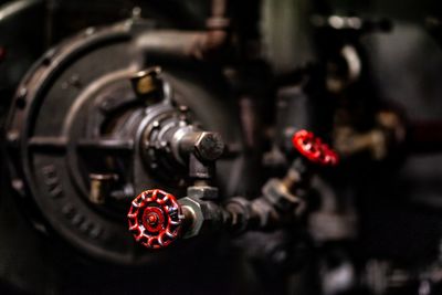 Close-up of machine part