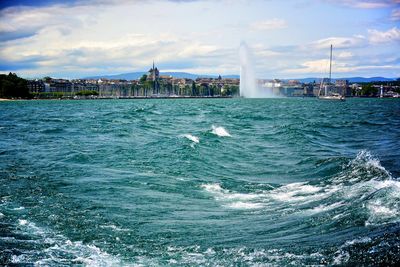 City at waterfront