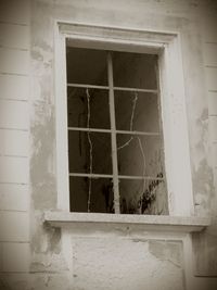 Close-up of an abandoned building