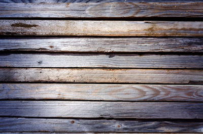 Full frame shot of wooden wall