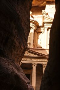 Low angle view of historical building