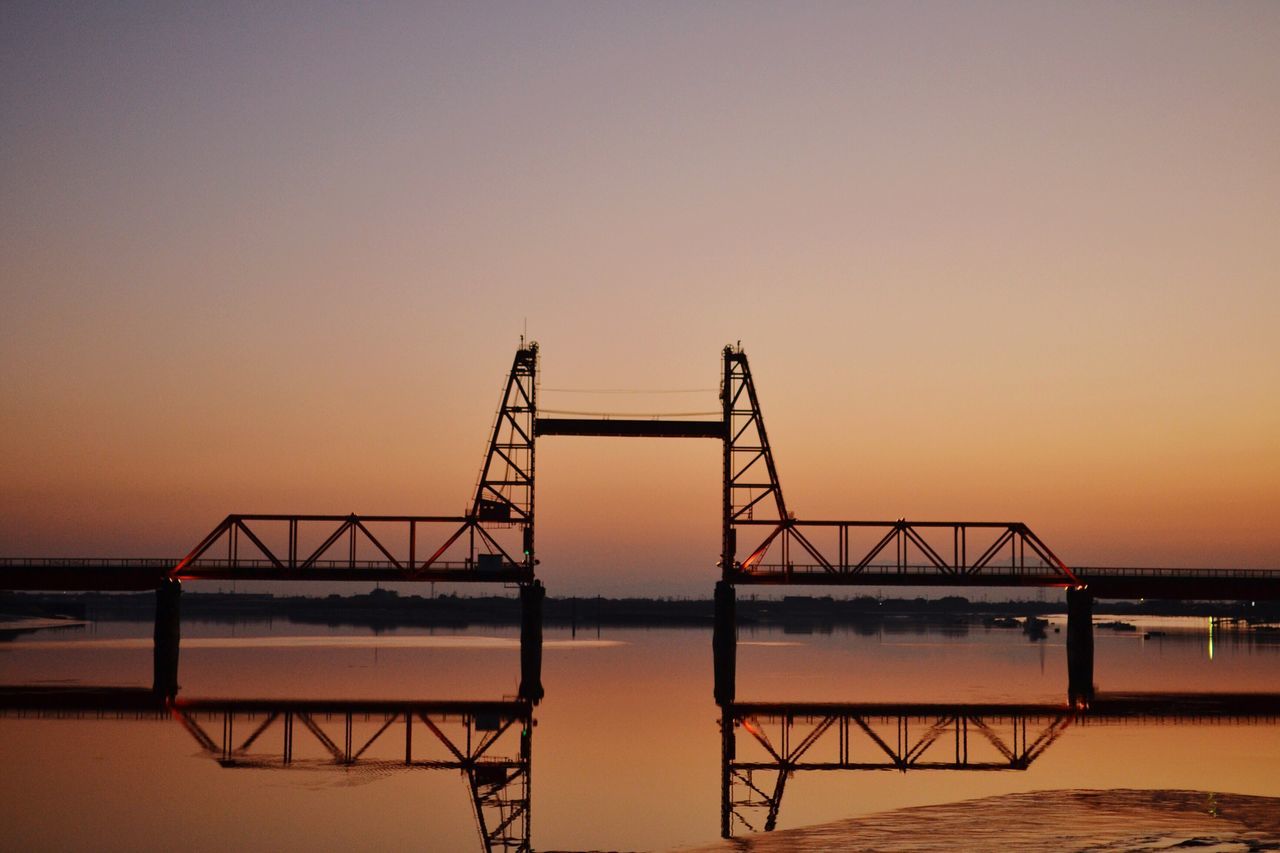 sunset, sky, water, metal, built structure, no people, sea, outdoors, scenics, beauty in nature, architecture, nature, day