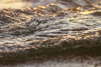 Close-up of sea waves