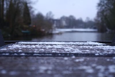 Surface level of winter