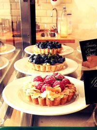 Close-up of served food