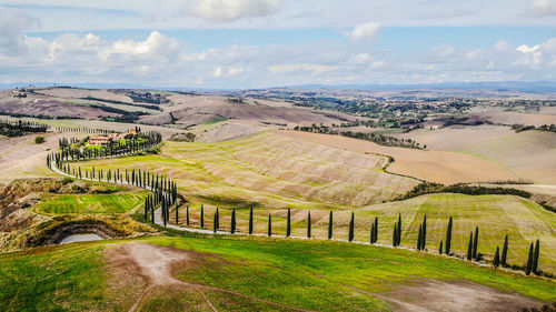 Scenic view of landscape against sky