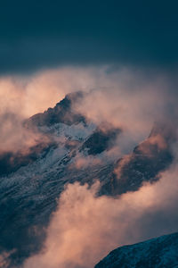 Low angle view of clouds in sky