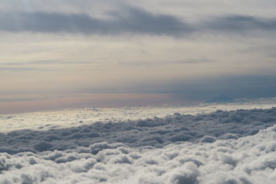 Scenic view of cloudscape during sunset