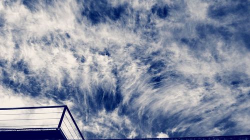 Low angle view of clouds in sky