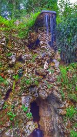 Full frame shot of multi colored stone wall