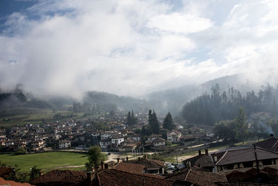 Aerial view of cityscape