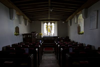 Interior of church