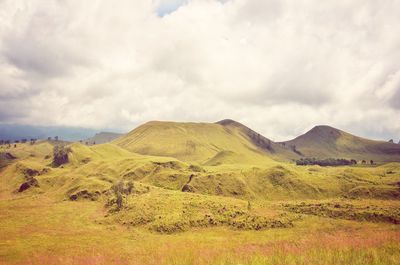 Scenic view of landscape against sky