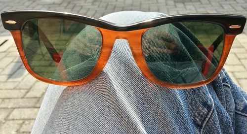 Close-up of sunglasses