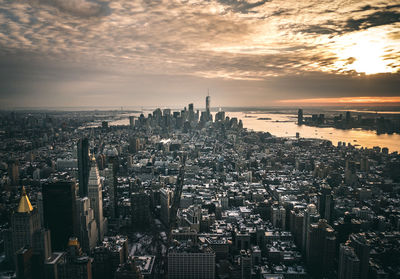 Aerial view of a city