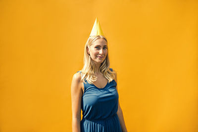 Portrait of a smiling young woman