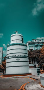 Low angle view of building against sky