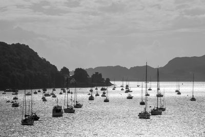 Panoramic view of sea against sky