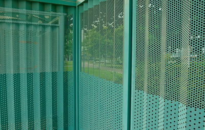Full frame shot of metal fence