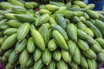 Full frame shot of vegetables at market stall