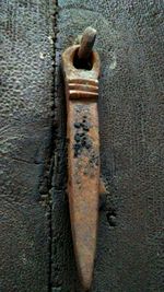 Close-up of rusty metal