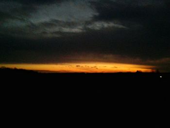 Scenic view of sky during sunset