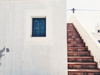 Stairs leading to built structure