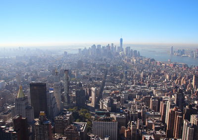 Aerial view of a city