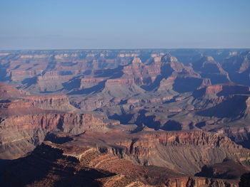 Scenic view of dramatic landscape against sky