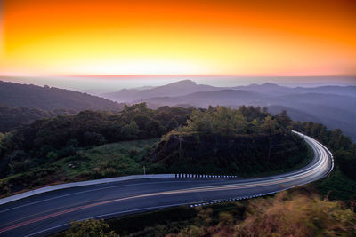 Doi inthanon view point in the morning, doi inthanon national park, chiang mai, thailand